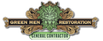 Green Men Restoration Logo