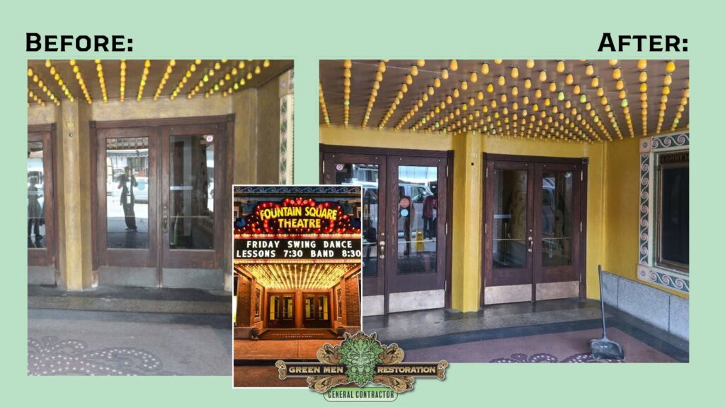 Green Men Restoration_ Before and After Video of Commercial Restoration